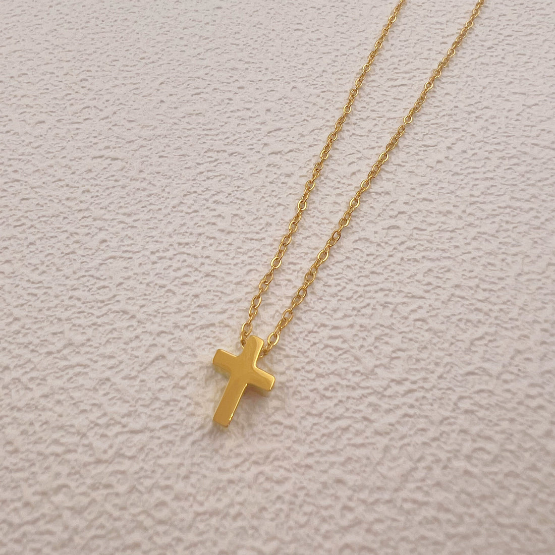 Silver Gold Cross Necklace for Labubu Style Doll Accessories