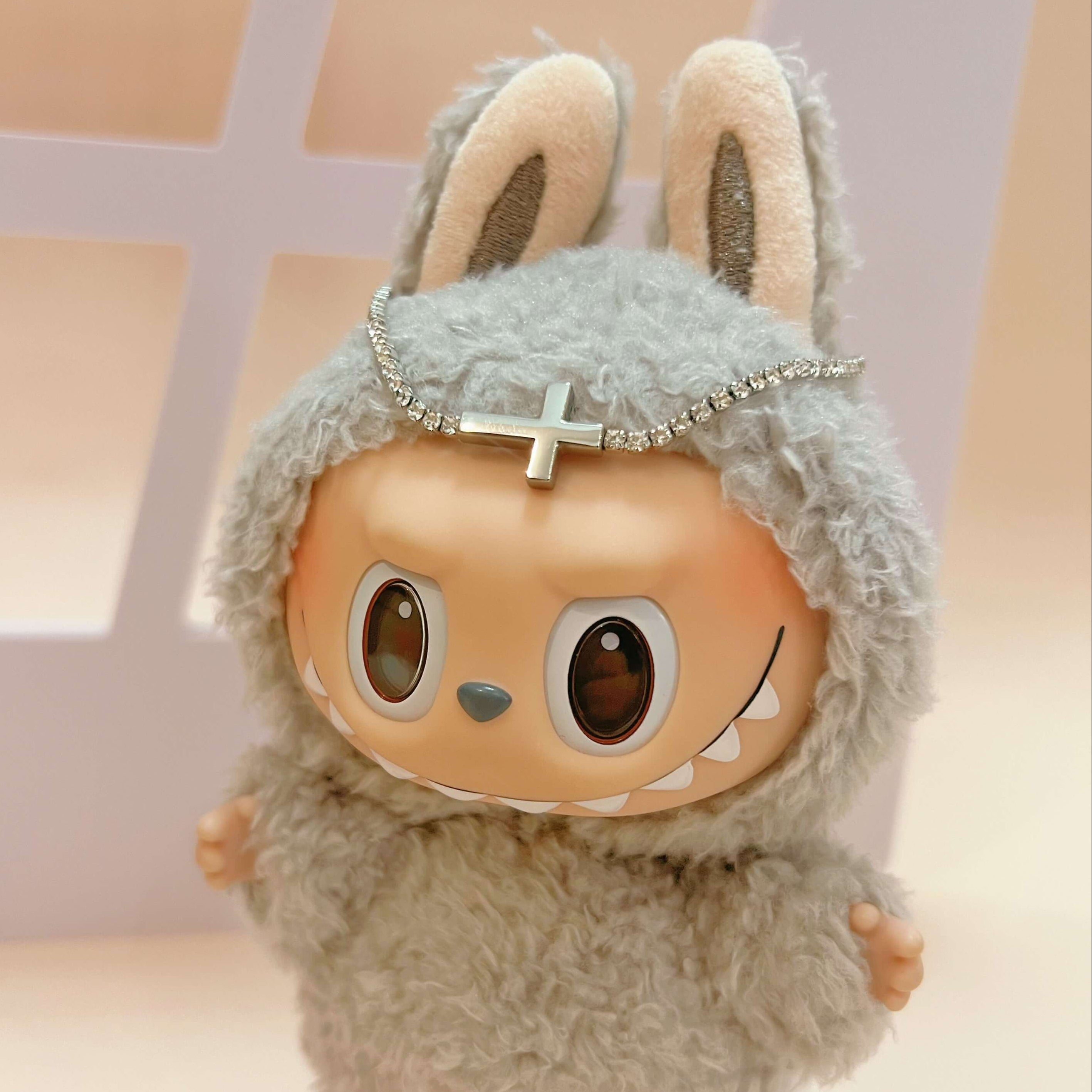 Gold Silver Head Chain For Labubu Style Doll Accessories