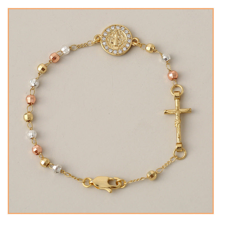 Coin Cross Head Chain For Labubu Style Doll Accessories