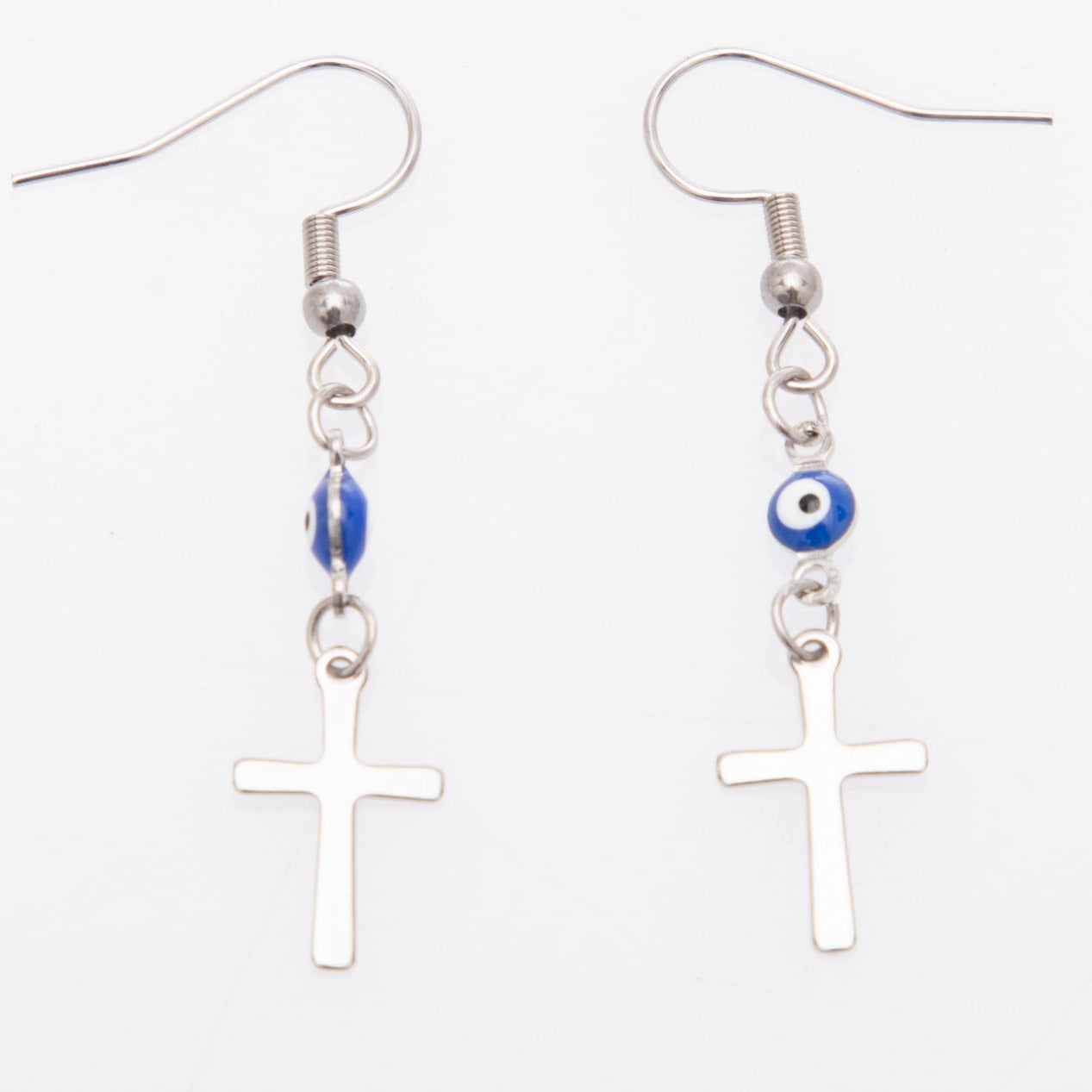 Evil Eye Cross Head Chain For Labubu Style Doll Accessories